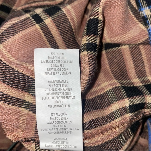 PrettyLittleThing Flannel Pajama Jumper Size 6 - Picture 10 of 12